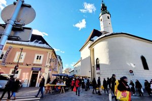 Einbahnregelung am Benediktinermarkt soll wieder umgedreht werden. Foto: Mein Klagenfurt