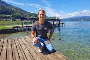 Wasserski: Luca Rauchenwald gewann Silber und Bronze bei EM. Foto: Mein Klagenfurt