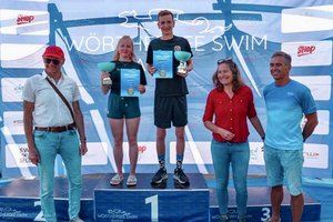 Schwimmerinnen und Schwimmer aus aller Welt beim Wörthersee-Swim-Austria 2023. Foto: Woerthersee-Swim