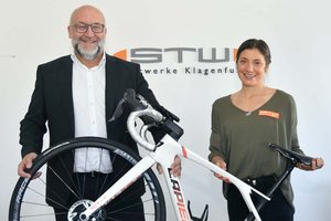 Neue STW-Markenbotschafterin: Triathletin Lisa Perterer. Foto: Stadtwerke Klagenfurt AG