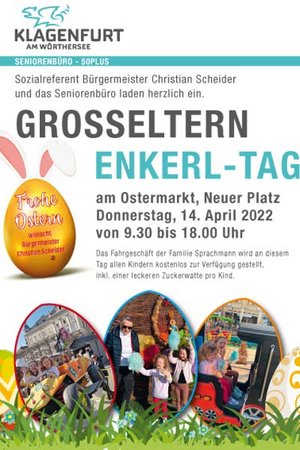 Ferienspaß: Großeltern-Enkerltag am Klagenfurter Ostermarkt