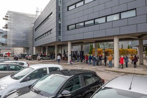 Klagenfurter Impfstraße zu 99,4% ausgelastet. Foto: Thomas Hude