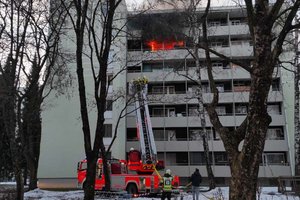 Wohnungsbrand in Fischl forderte ein Todesopfer. Foto: Freiwillige Feuerwehr St.Peter Klagenfurt
