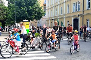 Kidical Mass-Fahrraddemo in Klagenfurt. Foto: Mein Klagenfurt