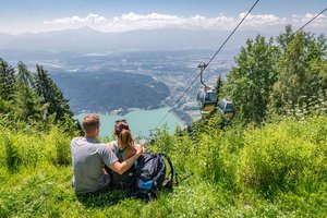 Sommer in Kärnten: Mit der Bergbahn zum Gipfelglück. Foto: Kärnten Werbung