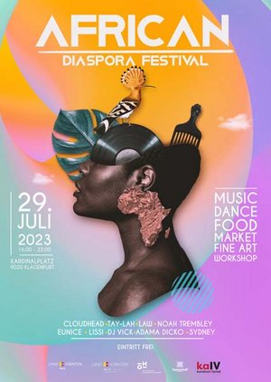 African Diaspora Festival am 29. Juli am Kardinalplatz in Klagenfurt 