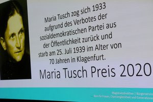 Stadt Klagenfurt verleiht auch heuer wieder den „Maria Tusch Preis“. Foto: Mein Klagenfurt/Archiv