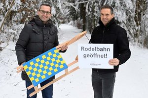 Rodelbahn in Viktring und Langlaufloipe in Wölfnitz sind geöffnet. Foto: StadtKommunikation/Florian Pessentheiner