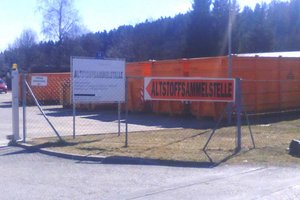 Unfall am Gelände eines Altstoffsammelzentrums in Klagenfurt. Foto: Mein Klagenfurt