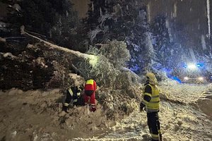 Schnee: Bisher 670 Feuerwehreinsätze, 5.000 Haushalte noch ohne Strom. Foto: Freiwillige Feuerwehr Hauptwache Klagenfurt