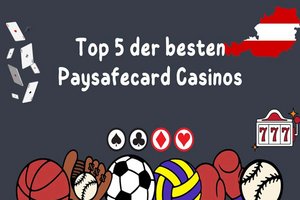 Top 5 der besten Paysafecard Casinos 