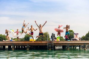 Knapp 500.000 Badegäste wurden heuer in den Stadtwerke-Strandbädern gezählt. Foto: Tine Steinthaler / KK