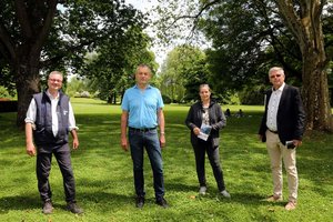 Stadt lud zum „Treetalk“ im Europapark. Foto: StadtKommunikation/Krainz