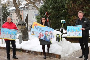 Aktiv durch den Winter mit der Kärntner Familienkarte und der Wintersportoffensive. Foto: LPD Kärnten/Hannes Krainz