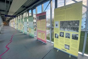 Ausstellung an der Uni über zwangsweise Aussiedlung slowenischer Familien. Foto: aau/Müller