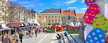 Klagenfurter Ostermarkt bei strahlendem Sonnenschein eröffnet