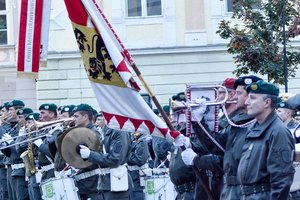 Militärkommando Kärnten: Brigadier Walter Gitschthaler übergibt an Brigadier Philipp Eder. Foto: Arno Pusca/Bundesheer