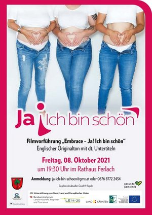 JA! Ich bin schön. Filmvorführung mit anschließender Podiumsdiskussion im Ferlacher Rathaus