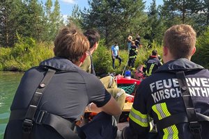 Spaziergängerin entdeckte Leiche in der Drau bei Kirschentheuer. Foto: FF Kirschentheuer