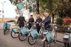 Neue nextbike-Station bei den City Arkaden eröffnet. Foto: StadtKommunikation/Zangerle