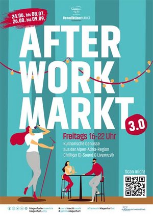 Afterworkmarkt Klagenfurt - Kulinarische Genüsse - Livemusik - Freitags 16-22 Uhr