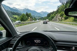 Langsamer und vorausschauend fahren: So spart man bis zu 20 Prozent Sprit. Foto: Symbolbild