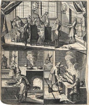 Abbildungen aus einem Kochbuch von 1726. Foto: Geschichtsverein