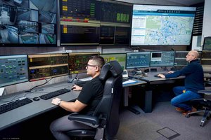 Die Stadtwerke Klagenfurt Netzleitwarte. Foto: Tine Steinthaler