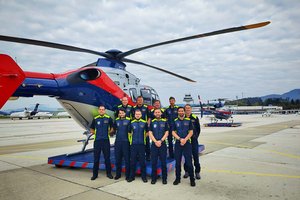 Flugpolizei am Flughafen Klagenfurt: 400 Prozent mehr Waldbrandeinsätze. Foto: Flughafen Klagenfurt