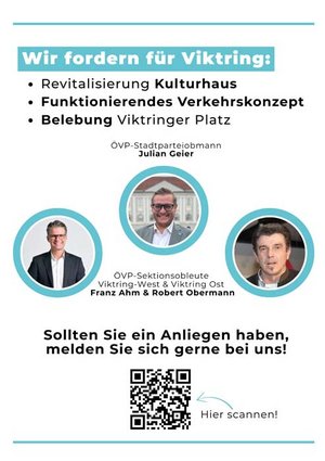 Die Forderungen für Viktring
