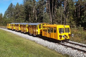 Mit dem Carnica-Draisinenexpress durchs Rosental. Foto: Adrian Geringer/Nostalgiebahnen in Kärnten