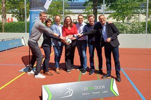 Multisportcourt an der Alpen-Adria-Universität feierlich eröffnet. Foto: Büro Petritz