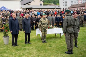 360 Rekruten aus Klagenfurt und Villach wurden angelobt. Foto: LPD Kärnten/Steinacher