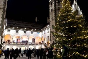Stiller Advent im Landhaushof. Foto: Mein Klagenfurt