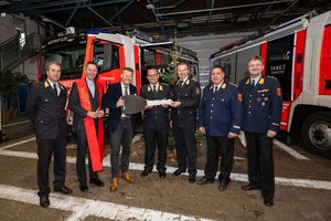 Zwei neue Tanklöschfahrzeuge für die Klagenfurter Berufsfeuerwehr. Foto: StadtKommunikation/Hude