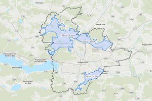 Leitungswasser: Weitere Versorgungsgebiete in Klagenfurt freigegeben. Grafik: STW