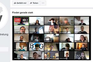 Kärntner Schülerinnen- und Schülerparlament tagte virtuell. Foto: Screenshot/LPD Kärnten