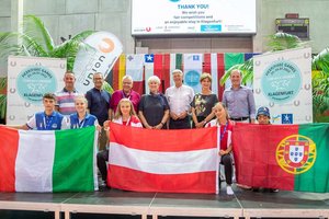 In der Ballspielhalle im Sportpark Klagenfurt wurden die FICEP/FISEC Sommer Games eröffnet. Foto: LPD/Jannach