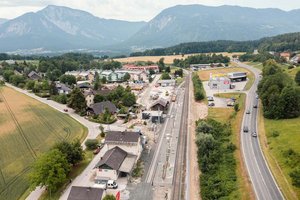 Endspurt bei der Elektrifizierung Klagenfurt – Weizelsdorf hat begonnen. Foto: ÖBB/emedia