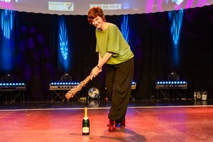 Gewonnen wurde die Herkuleskeule von Micheala Obertscheider. Foto: Wolfgang Handler