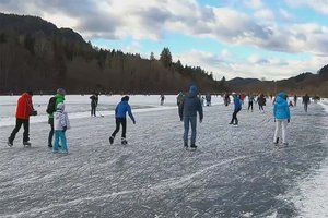 Endlich! Morgen, Freitag, Freigabe Rauschelesee zum Eislaufen. Foto: Mein Klagenfurt