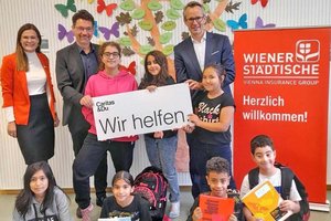 Wiener Städtische Versicherung unterstützt Lerncafé Concordia. Foto: Caritas Kärnten 