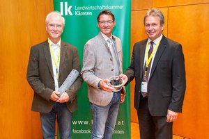 Gerhard Soja, Franz Titschenbacher, Siegfried Huber, Präsident der Landwirtschaftskammer Kärnten. Foto: Österreichischer Biomasseverband