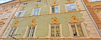 Wiener Gasse: Verschönerungsverein enthüllt neue Informationstafel am Löwenhaus