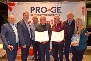 Jubilarehrungen der Produktionsgewerkschaft Kärnten (PRO-GE) in Maria Saal. Foto: PRO-GE Jubilarehrungen der Produktionsgewerkschaft Kärnten (PRO-GE) in Maria Saal. Foto: PRO-GE