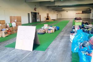 In Klagenfurter Messehalle soll eine Erstaufnahmestelle für Menschen aus der Ukraine aufgebaut werden. Foto: Mein Klagenfurt