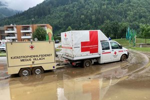 Kärntner Rot Kreuz: Spenden für Unwetteropfer. Foto: Rot Kreuz Kärnten