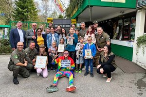 Malwettbewerb: Sieger im Reptilienzoo Happ gekürt. Foto: „Soldaten mit Herz“