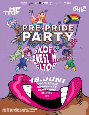 Am 18.06.: Pre-Pride-Party vor der Uni Klagenfurt