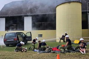 Tag der offenen Tür bei der Feuerwehr Wölfnitz mit Schauübung der Feuerwehrjugend. Foto: Feuerwehr Wölfnitz